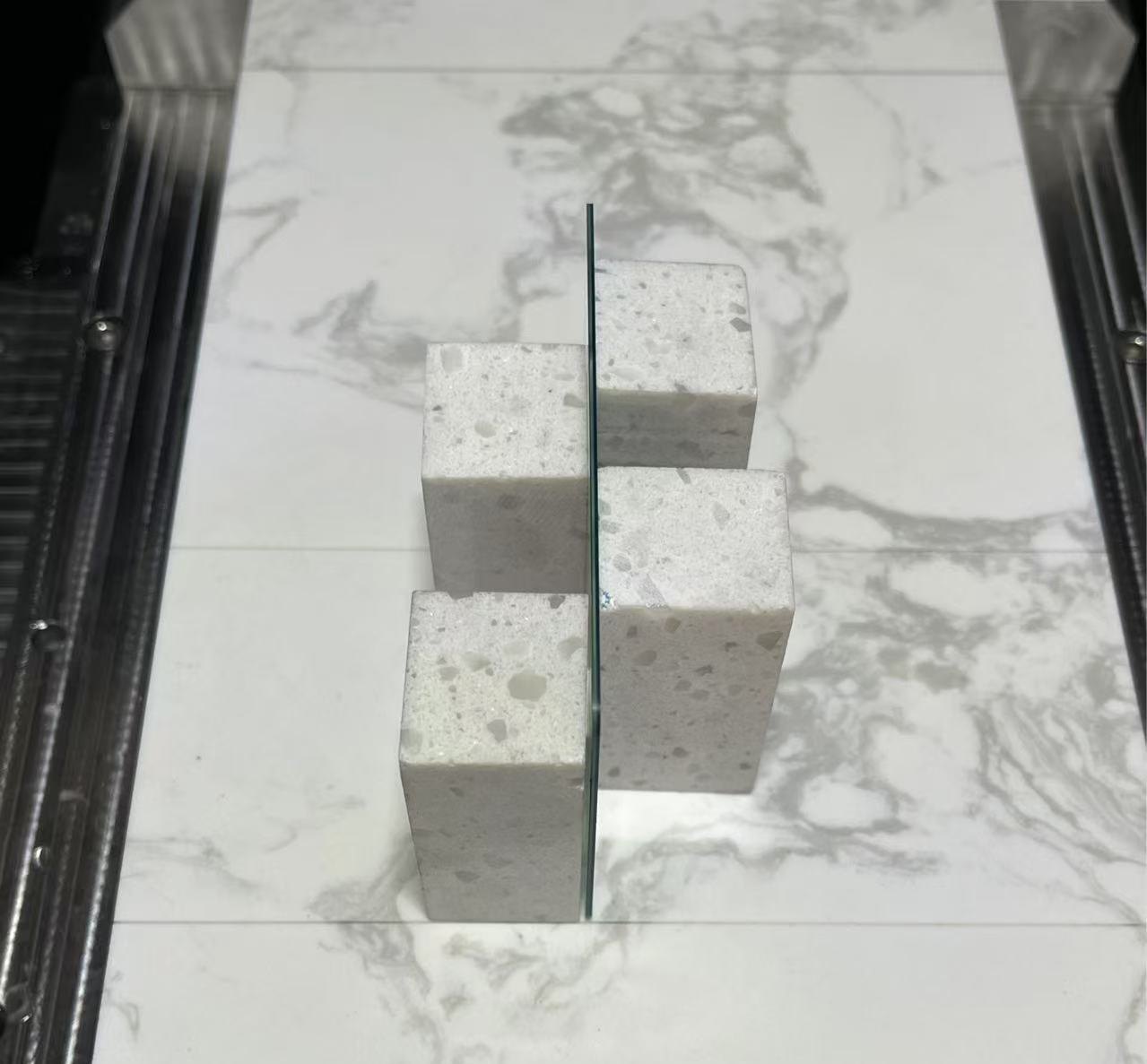 BG38 玻璃片切割过程
